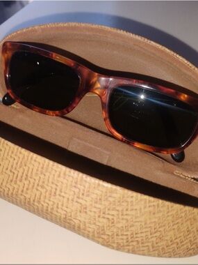 Dolce & Gabbana Tortoiseshell Sunglasses with Dark Lenses